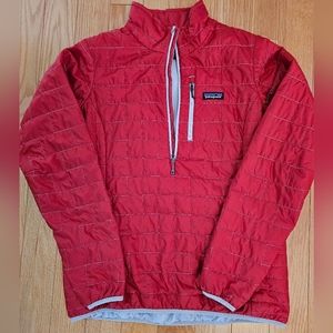 Patagonia Nano Puff Primaloft Pullover Half-zip, Large in Red